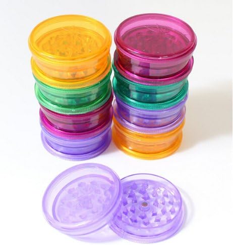 CYdesign (TM Plastic Herb Magnetic Grinder 3 Part Assorted