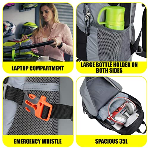 Reflective Motorcycle Backpack Commuter Rider Essential, Lightweight
