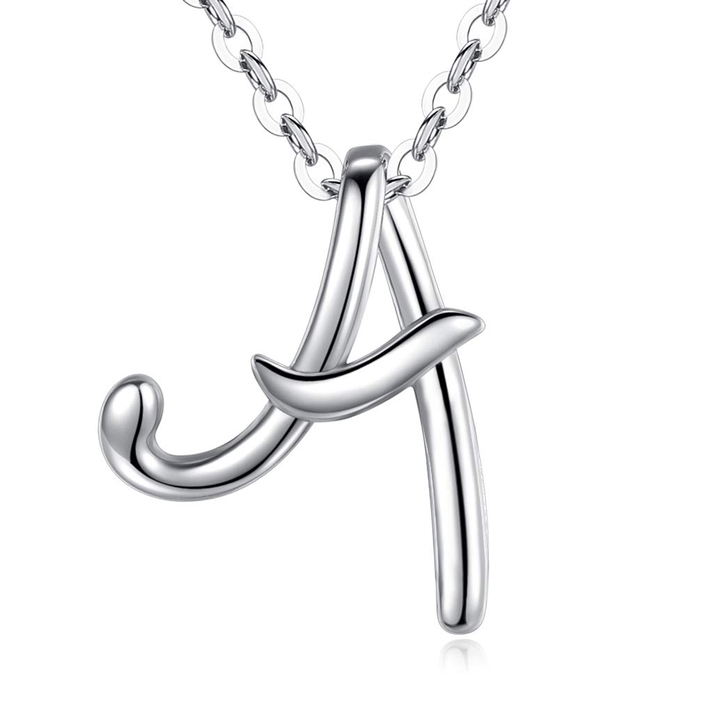 EUDORA Initial Necklace, 925 Sterling 