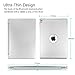 KVAGO iPad Keyboard Case Compatible with iPad 9.7 inch 2018/2017 F8S Hard Shell Case with 7 Colors Back-lit Wireless Keyboard for iPad 6th Gen,5th Gen -Silver