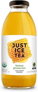 Just Ice Tea Organic Honey Green Tea, 16 FZ