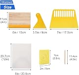 Worown 23 Pack Screen Printing Kit with Frames, Squeegees & Accessories view 3