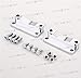 HTTMT H1725- Chrome Front Fender Relocator Kit Compatible with Harley Touring FLHT FLHR 2003-2013