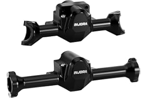 INJORA Aluminum Front & Rear Axle Housing Set for 1/30 Axial SCX30 Upgrade