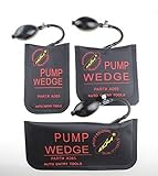 Miles Moon 3Pcs Klom Black Air Wedge Alignment Tool Inflatable Shim Set For Home