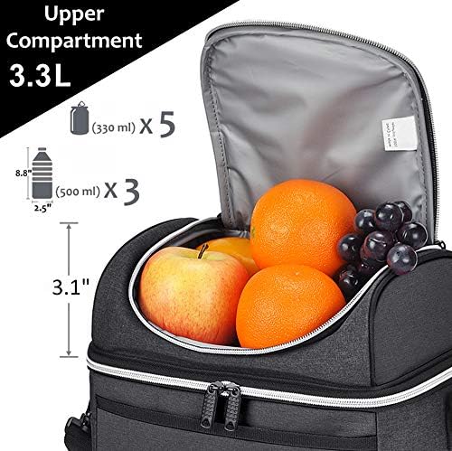 Kato Tirrinia Insulated Lunch Bag for Men Work Picnic Cooler Bag - Image 5