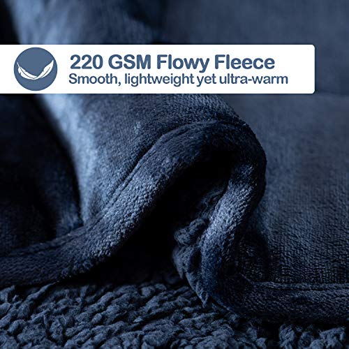 Uttermara Sherpa Fleece Weighted Blanket 15 lbs for Adult, Unicolor