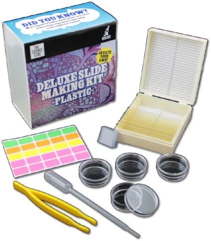 The Science Cube: Deluxe Slide Making Kit for Plastic Slides