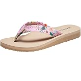 Ampeo Women's Arch Support Flip Flops Comfortable Casual Summer Beach Thong Sandals