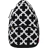 N.Gil Geometric Themed Prints NGIL Tennis Racquet Holder Backpack
