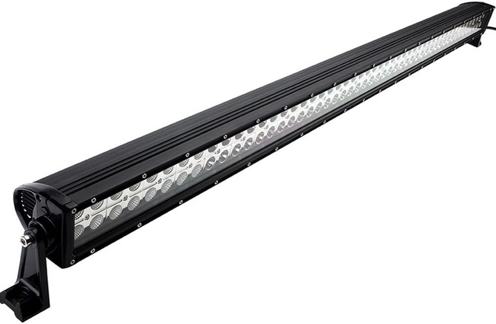 Vivid Light Bars 52 inch amber led light bars remote control led light bar for trucks (White/Green (Combo Beam))