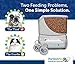 PortionProRx Automatic Pet Feeder (for Dogs and Cats) Bundle with Additional PortionProRx Tag (2 Tags Total) - Prevents Food Stealing Among Multiple Pets and Delivers Scheduled Meals