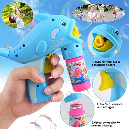 Amor Bubble Gun Blower Bubble Blaster for Party Supplies, Summer Toy, Outdoors Activity, Birthday Gift, Bubble Blower Toy