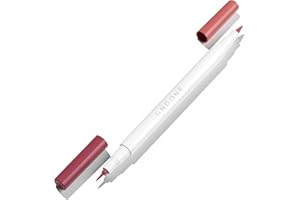 UNDONE BEAUTY Forever Lip 2-in-1 Stain and Precision Liner with Deep Enhancing Shade and Sheer Stain for Longwearing - Clean, Vegan, and Paraben & Cruelty Free - Pink Beige