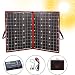 DOKIO 100 Watts 12 Volts Monocrystalline Foldable Solar Panel with Charge Controller