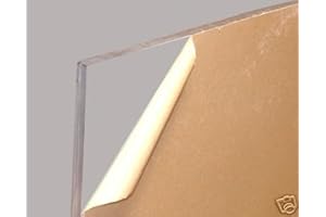 DEFLECTAIR Clear Acrylic Plexiglas Sheet , 1/4" Thick, 8" X 12" (Pack of 2)