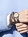 AMPM24 Lady Women Wrap Around Bracelet Brown Long Leather Quartz Watch WAA341