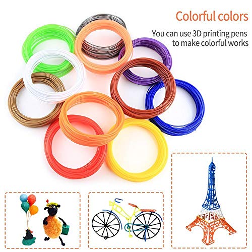 3D-pluma-filamento-20-colores-10m-PLA-Materiales-de-Impresin-3D-para-la-3D-Pluma-175mm-PLA-10-metros-328ft-cada-color