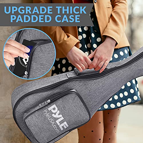 Acoustic Electric Ukulele and Amplifier Kit 23" Tenor 4 String