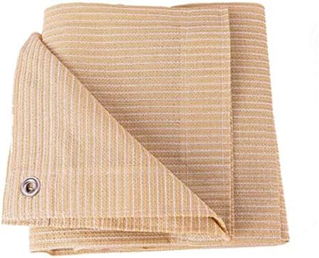 Dall Sunblock Shade Cloth Shade Sail Garden Outdoors Sun Protection Breathable 90% Shading Rate (Color : Beige, Size : 4×7m)