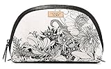 Victoria's Secret Black Floral Beauty Cosmetic Bag