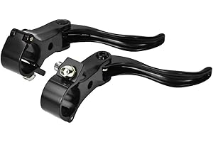 Inline Brake Levers,Mountain Bike Disk Brake Handle 24Mm,Fixie Brake Lever,Left/Right Hand Brake Levers,1 Pair Aluminum Alloy