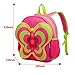 BINGONE NOHOO Kids Shoulder Bag 3D Cartoon Zoo Animal Backpack Pink Girl 2-8 years old Butterfly