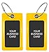 Luggage Tags Business Card Holder by TUFFTAAG - Durable Travel ID Bag Tag, Secure & Flexible, Perfect for Suitcases, Backpacks, and Carry-Ons, Easy Identification