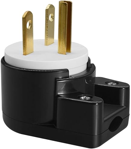 Amazon.com: Nema 6-15P ángulo recto Nema 6-15P 15A 250V DIY Plug