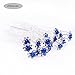 TQWY 20pcs Bridal Wedding Metal Hair Pins Rose U-shaped Design Collection Crystal Hair Pins Clips.
