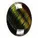40x30mm Oval Cabochon CAB Flatback Semi-Precious Gemstone Ring Face (Green Tiger Eye)