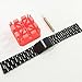 Ritche 22mm Watch Band Premium Solid Stainless Steel Metal Business Replacement Bracelet Strap for Men's Women's Watch
