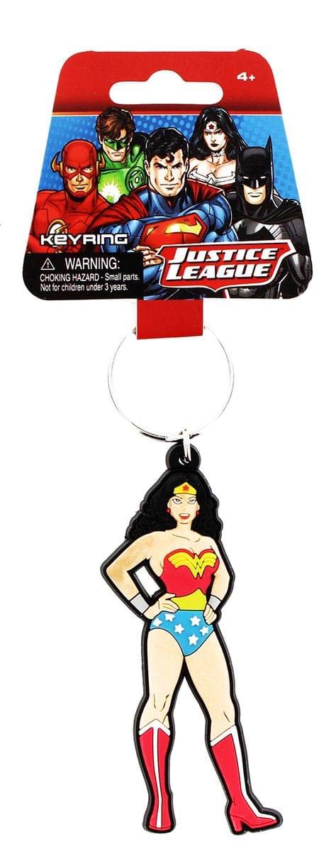 DC Comics Justice League Wonder Woman Soft Touch PVC Keyring