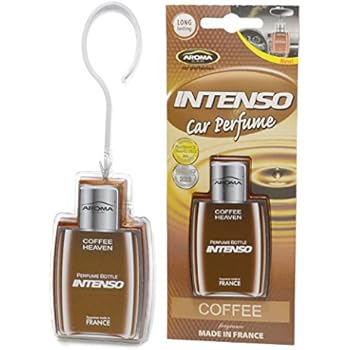 Aroma Intenso GEL Car Perfume Long Lasting Car & Home Hanging Air Freshener, Coffee