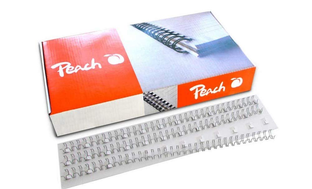 Peach PW127-01 12mm Wire Binding Combs - Silver