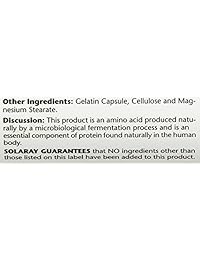 Solaray l-glutathione forma última intervensión Suplemento, 50 mg, 60 Count