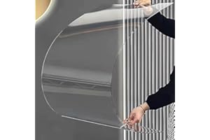 NIANXINN Clear Acrylic Plastic Sheet,Polycarbonate Greenhouse Sheets,PC Endurance Board,Roofing Cladding,UV Rainproof Roof Cover,for Outdoor Glazing Panels Replacement Shed Panel (3.3 x 3.3ft)