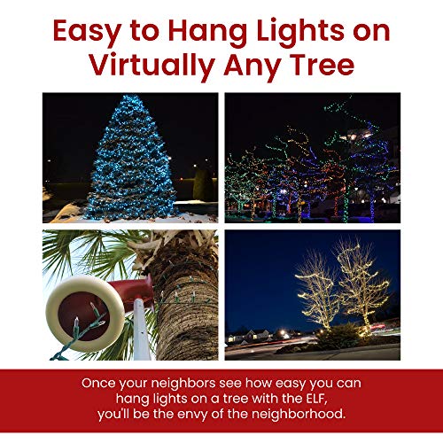 ELF Easy Light Feeder No Ladder Holiday Light Hanger Kit Safely