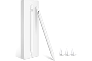 XIRON Stylus Pen for iPad (2025-2018), Fast Charge Pencil for iPad A16 11th/10/9/8/7/6 Gen, Air M3 & M2 2024 11"/13"/5/4/3th, Pro M4 M5 11"/13"/12.9", Mini A17 Pro 7/6/5, Palm Rejection, Tilt Sensitivity