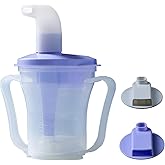 JFGLORIX Dysphagia Regulating Drinking Cup for Swallowing and Disorders People,Dispenses 5cc or 10cc of Liquid Each Time,No Thickener is Used.Helps to Prevent Choking