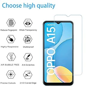 Pellicola Compatibile con OPPO A15 Vetro Temperato Pellicola Durezza 9H Senza Bolle AntiGraffio Protettiva - immagine 7