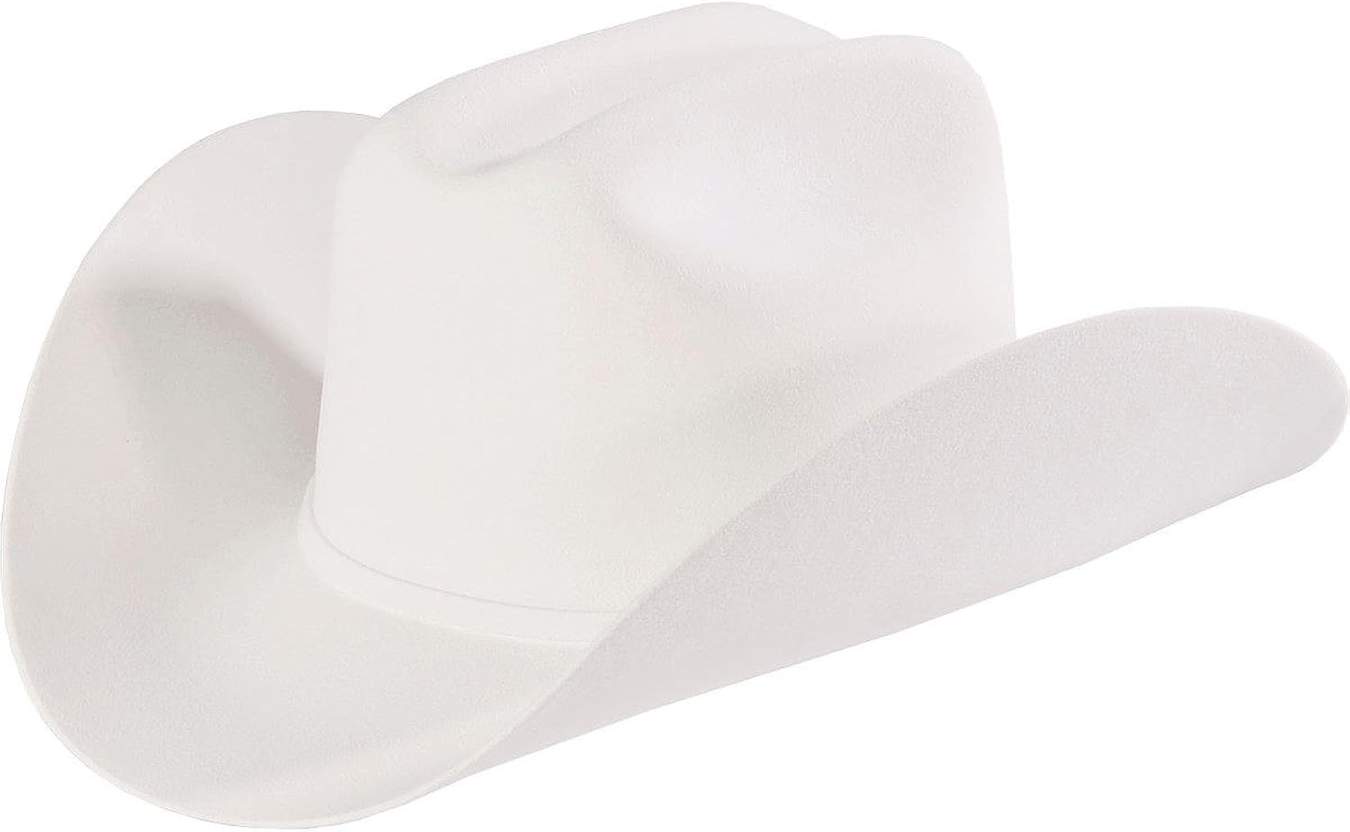 Serratelli Men's White 10X Fur Felt Boss Cowboy Hat White 7 1/2 Clothing