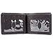 Big Skinny Men's L-Fold Passcase Leather Slim Wallet, Holds Up to 30 Cards, Black