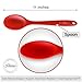 6 Piece Premium Silicone Kitchen Cooking Utensils - 600ºF Heat Resistant - Professional Spatulas, Turners, Scrapers... Set - Hygienic, Durable, Flexible, Non-Stick | Premium Home Quality (red)