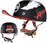 CFZWJ Vintage Adult Motorcycle Helmet Retro
