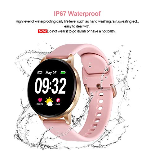 GOKOO Smartwatch Fashion para Hombre Mujer Impermeable Reloj Inteligente Monitores de Actividad Fitness Tracker con… - Imagen 8