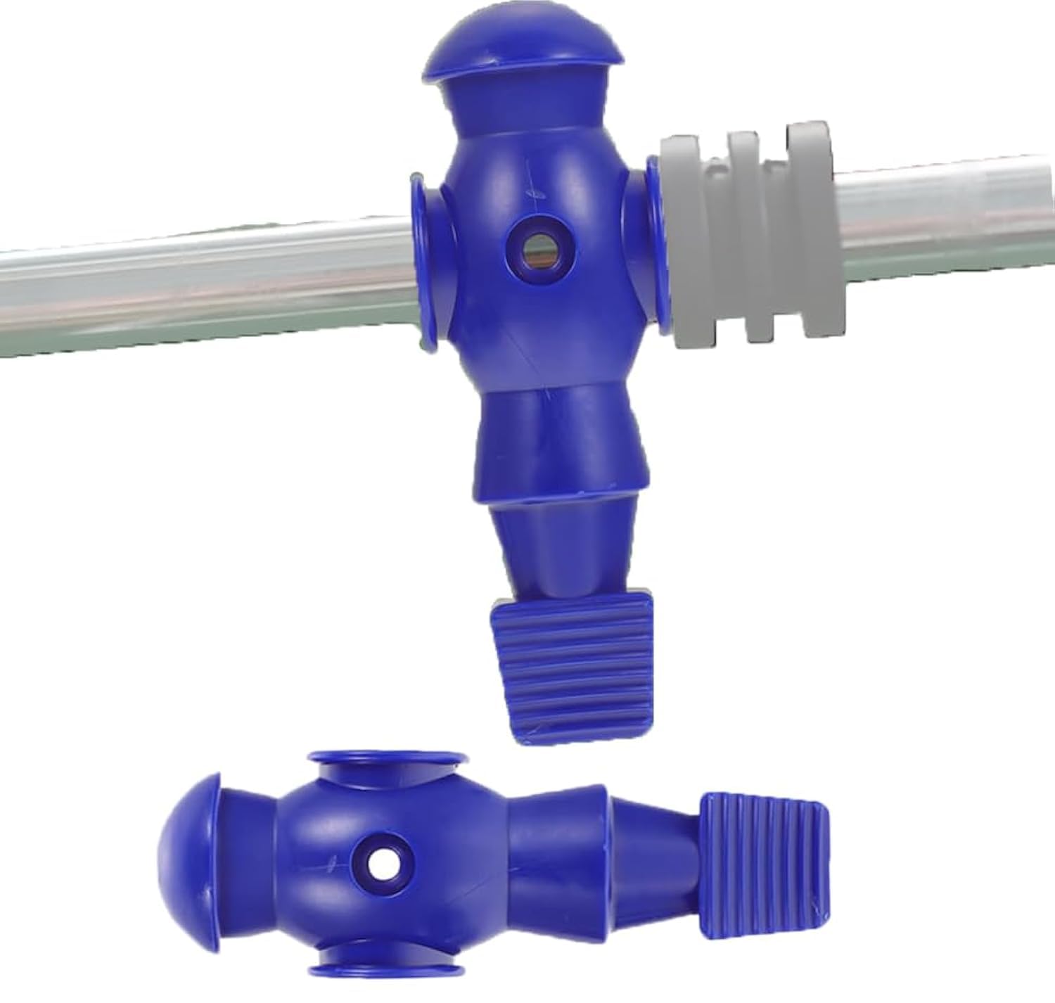 zalati Foosball Man 5/8 inch Universal Rods Table Soccer Football Player for Replacement Exchange Part - Blue