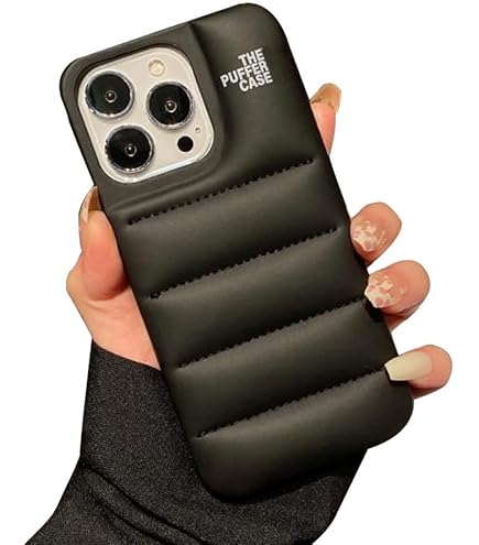 QYFZXLV Puffer Phone Case for iPhone 13 14 15 PRO MAX,Soft