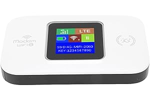 Keenso Portable WiFi, 4G Mobile Router, 300Mbps Dual SIM, Color LED Display, 3000mAh Battery B2 B4 B5 B7 B28 B38 B40 B41 for 