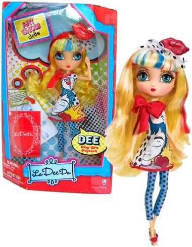 Spin Master La Dee Da "Art Show" Series 10 Inch Doll Set - Pop Art DEE with Sketch Book